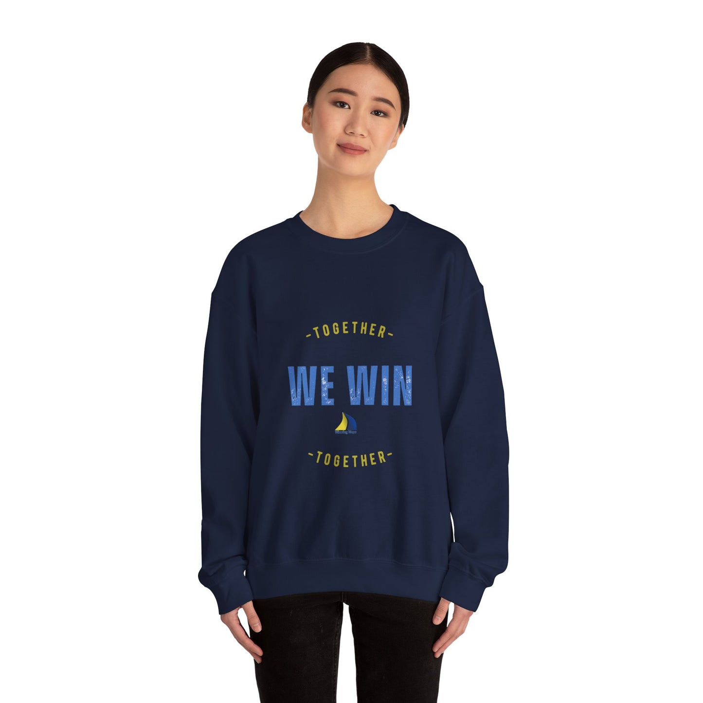 Together We Win Crewneck Sweatshirt, Unisex Motivation Sweater, Inspirational Gift, Cozy Fashion, Team Spirit Apparel, Sports Team [...]
