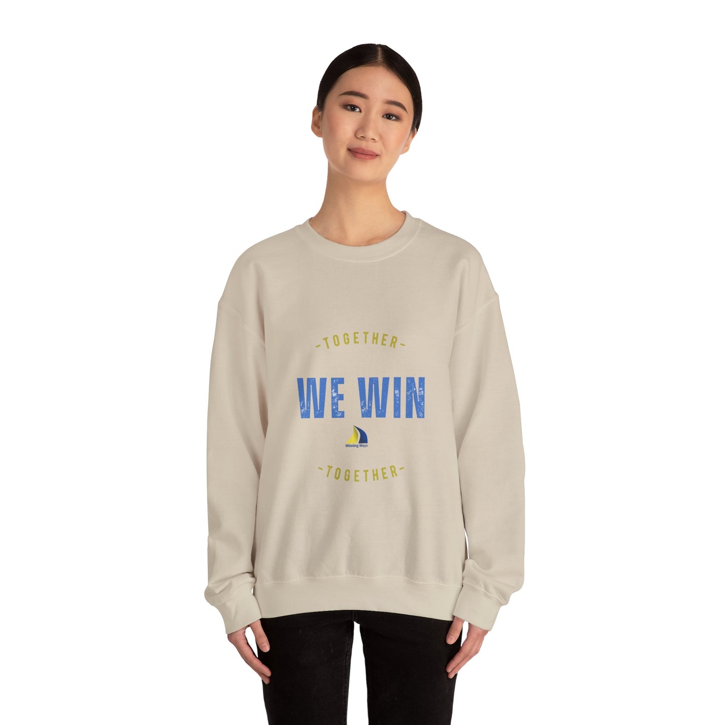 Together We Win Crewneck Sweatshirt, Unisex Motivation Sweater, Inspirational Gift, Cozy Fashion, Team Spirit Apparel, Sports Team [...]