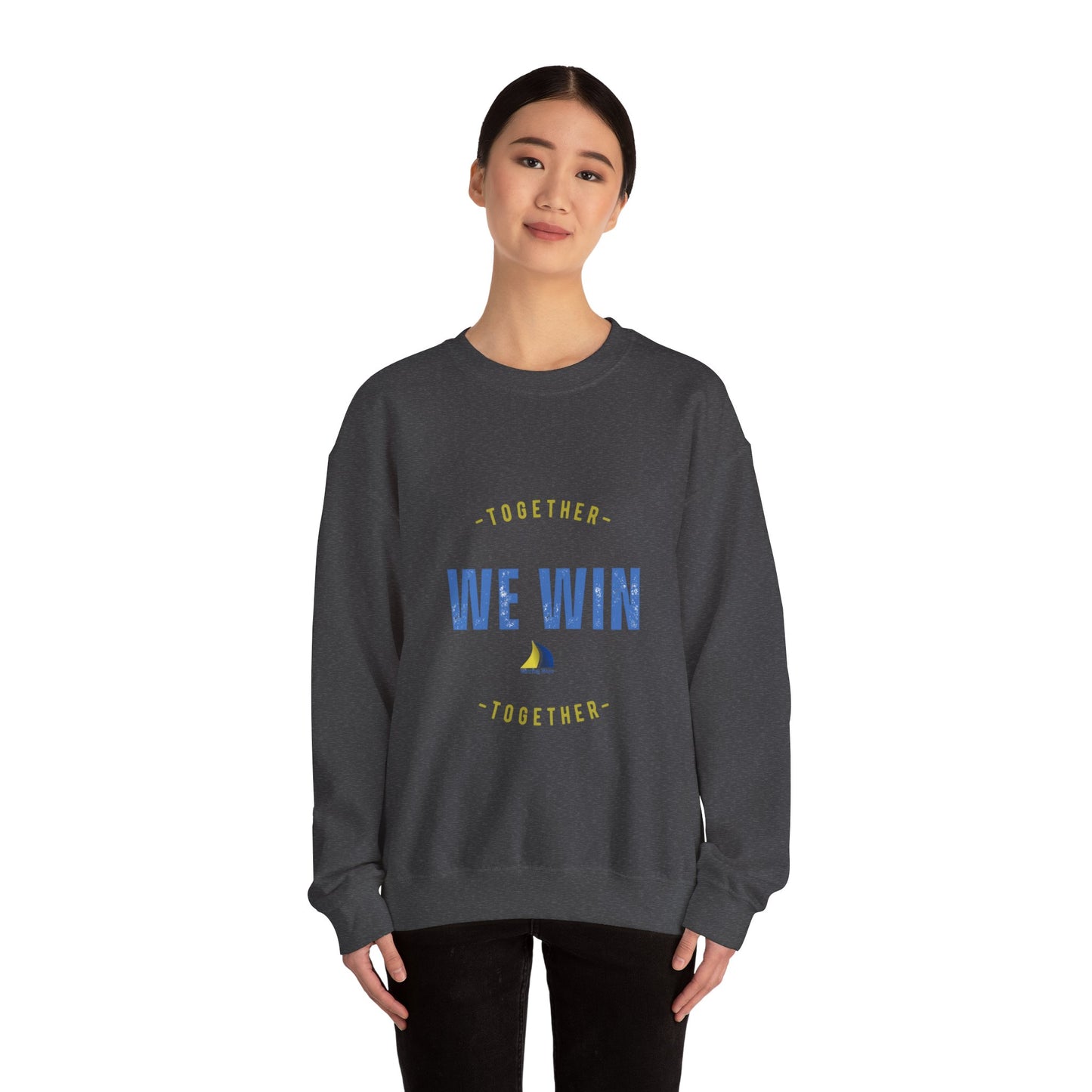 Together We Win Crewneck Sweatshirt, Unisex Motivation Sweater, Inspirational Gift, Cozy Fashion, Team Spirit Apparel, Sports Team [...]