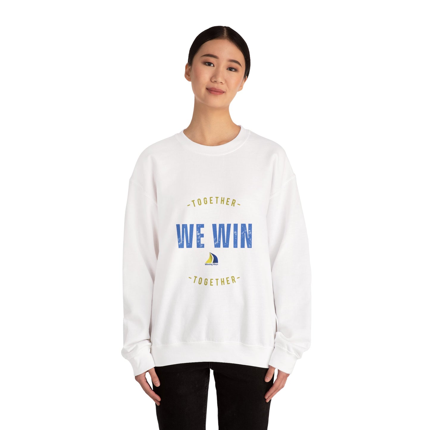 Together We Win Crewneck Sweatshirt, Unisex Motivation Sweater, Inspirational Gift, Cozy Fashion, Team Spirit Apparel, Sports Team [...]