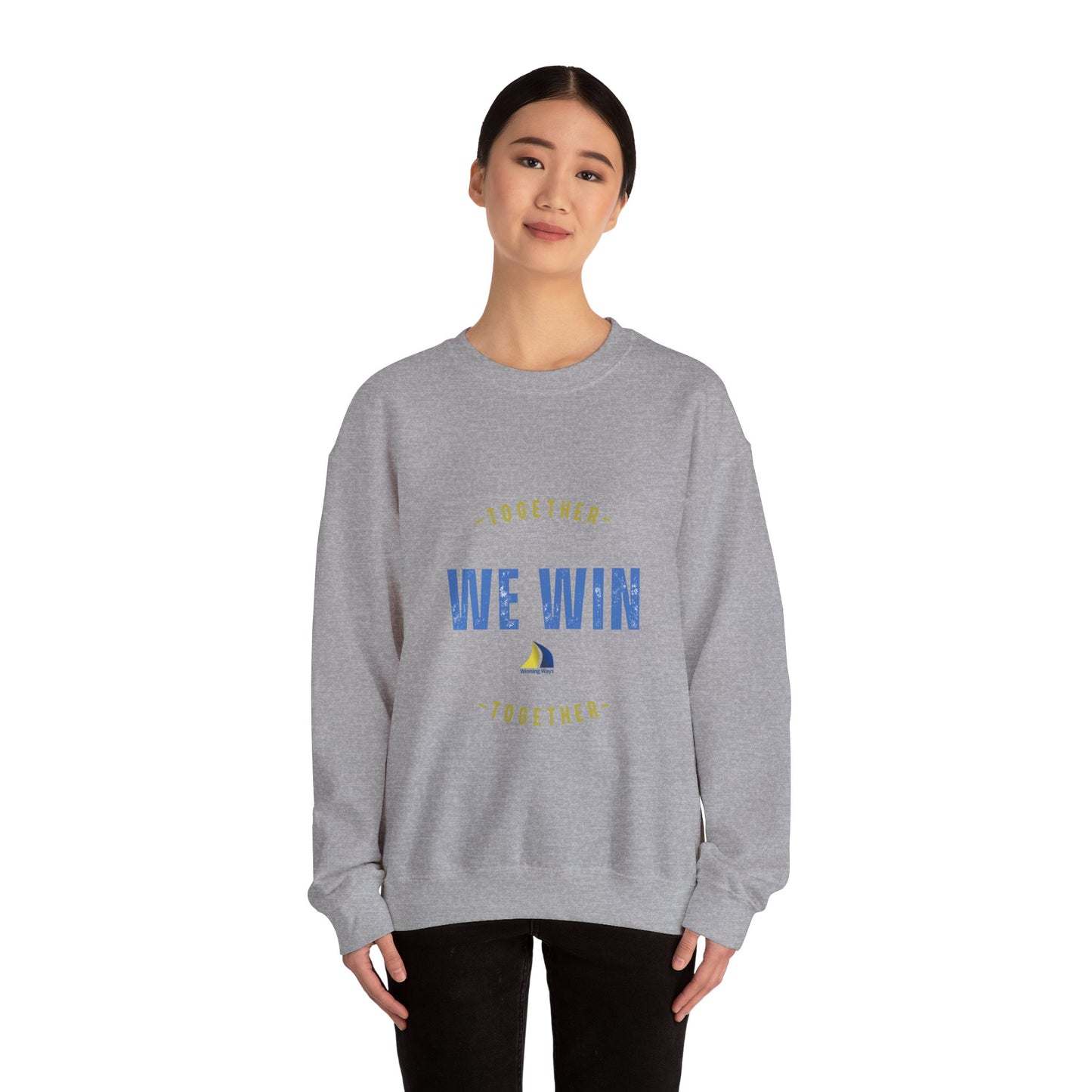 Together We Win Crewneck Sweatshirt, Unisex Motivation Sweater, Inspirational Gift, Cozy Fashion, Team Spirit Apparel, Sports Team [...]