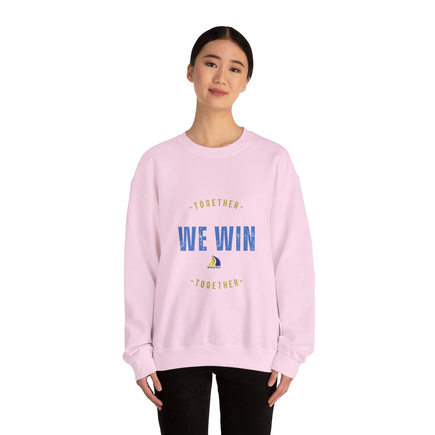 Together We Win Crewneck Sweatshirt, Unisex Motivation Sweater, Inspirational Gift, Cozy Fashion, Team Spirit Apparel, Sports Team [...]