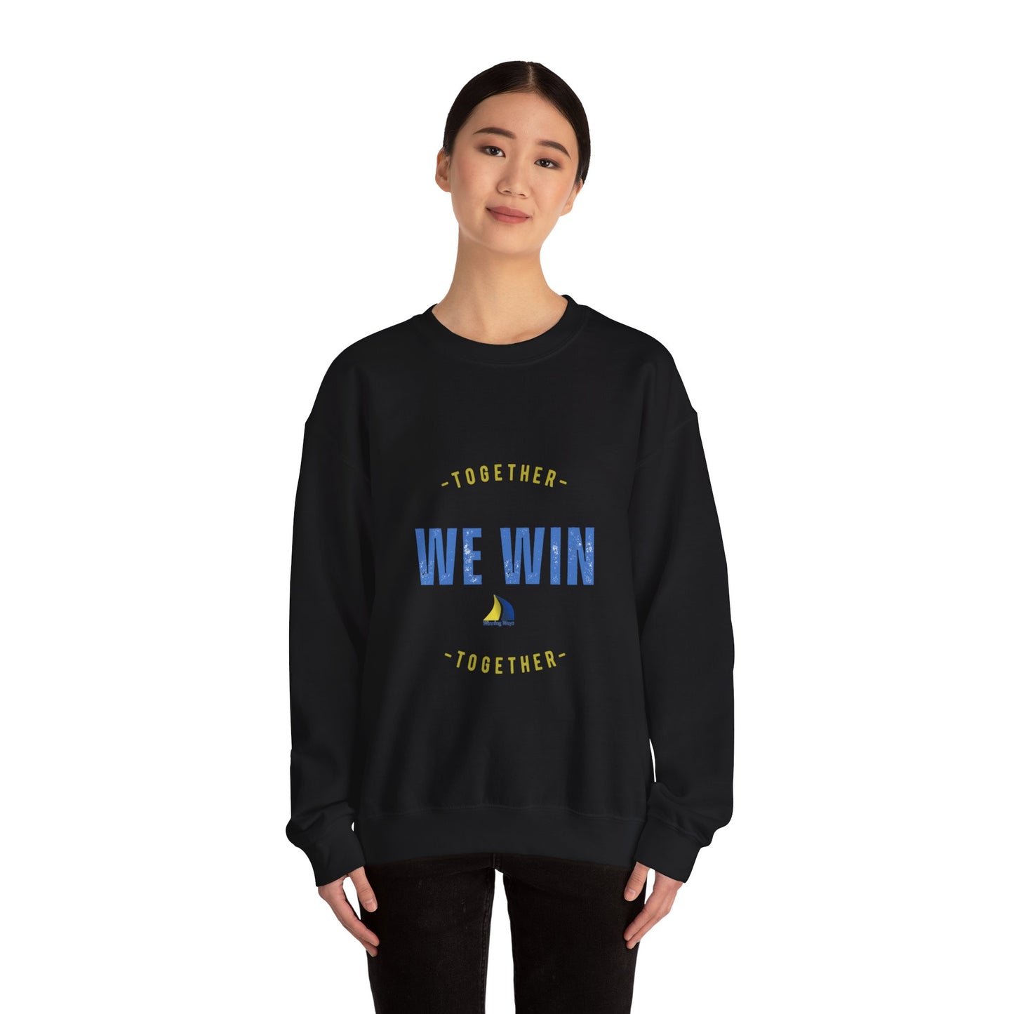 Together We Win Crewneck Sweatshirt, Unisex Motivation Sweater, Inspirational Gift, Cozy Fashion, Team Spirit Apparel, Sports Team [...]